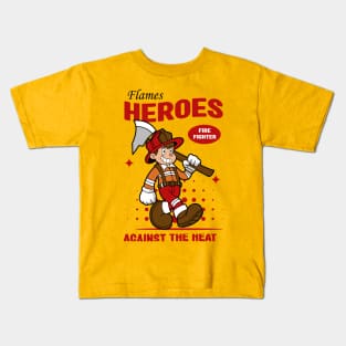 Flames Heroes Kids T-Shirt